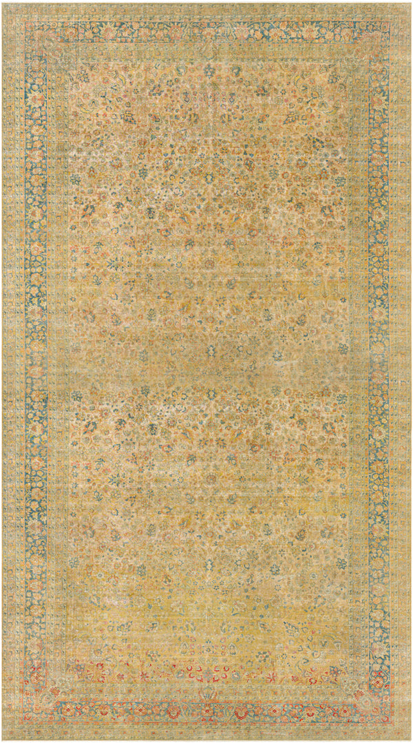 Antique One of a Kind AOOAK-1029 11'4" x 14'6" Handmade Rug AOOAK1029-11414  Camel, Light Wood, Tan, Sage Surya