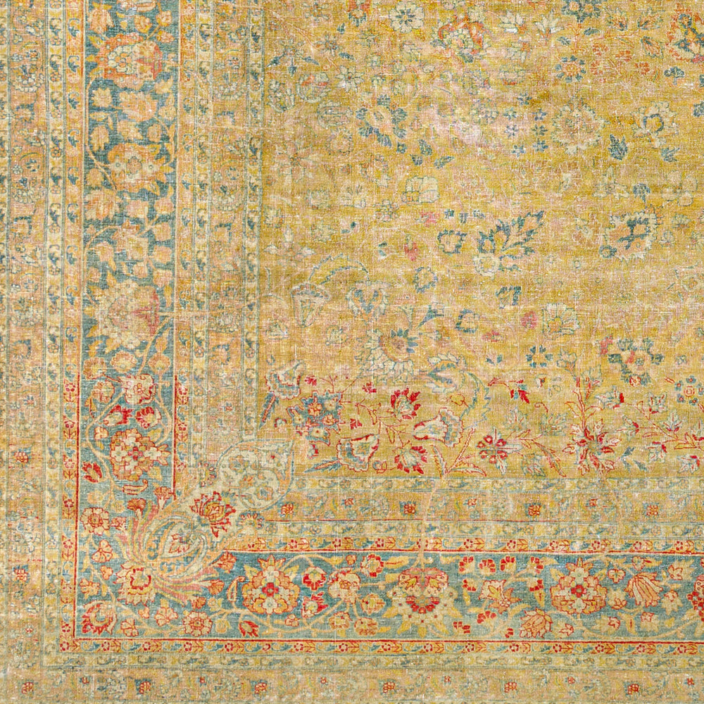 Antique One of a Kind AOOAK-1029 11'4" x 14'6" Handmade Rug AOOAK1029-11414  Camel, Light Wood, Tan, Sage Surya