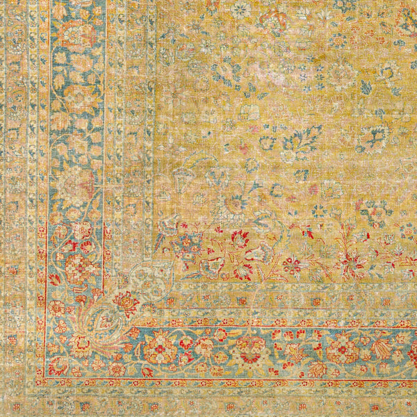 Antique One of a Kind AOOAK-1029 11'4" x 14'6" Handmade Rug AOOAK1029-11414  Camel, Light Wood, Tan, Sage Surya