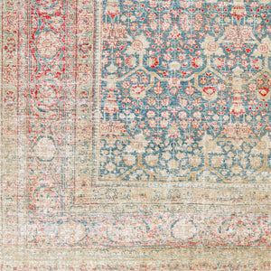 Antique One of a Kind AOOAK-1031 9'4" x 12'4" Handmade Rug AOOAK1031-94124  Ash, Khaki, Light Grey, Metallic - Silver, Pewter, Silver, Camel Surya