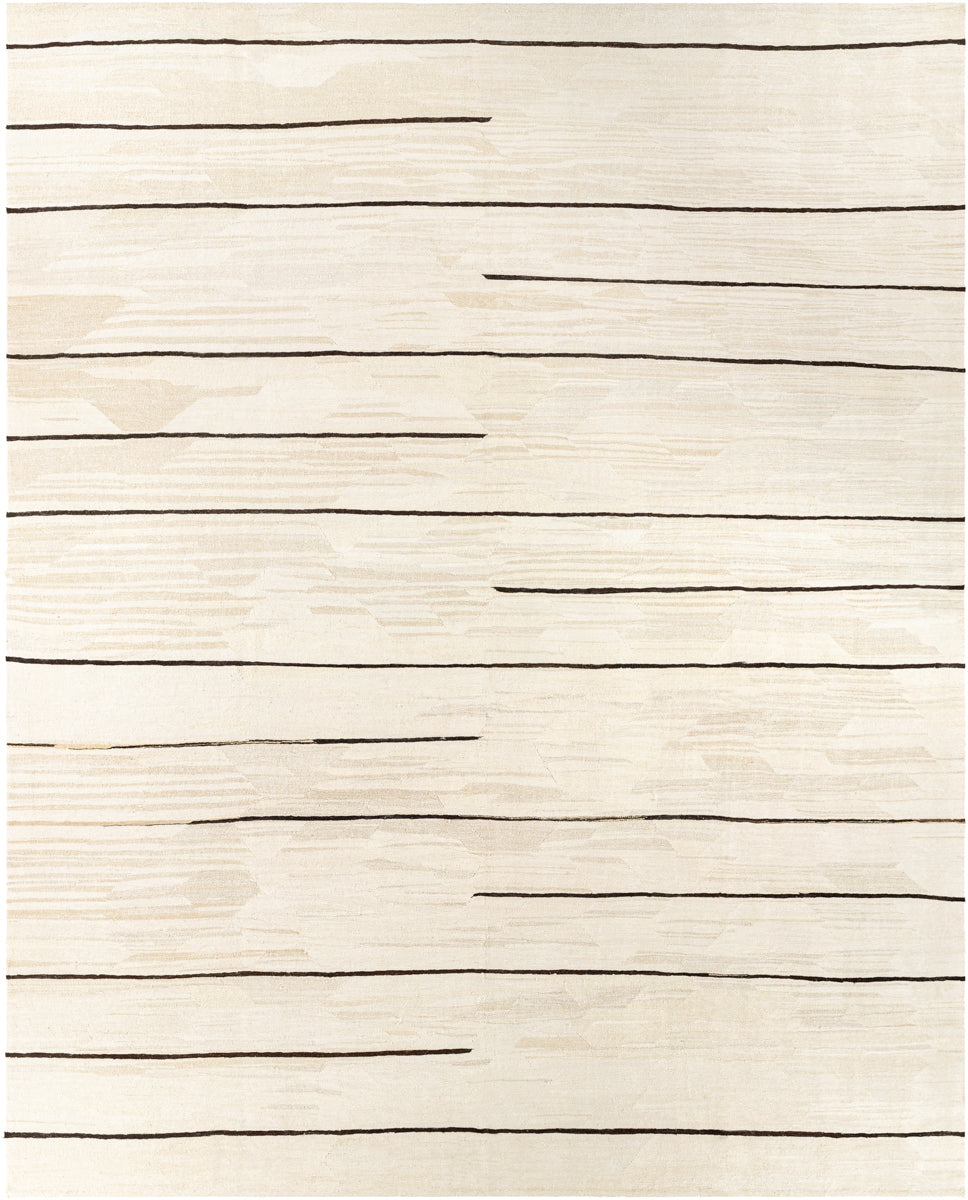 Antique One of a Kind AOOAK-1040 10'8" x 14'6" Handmade Rug AOOAK1040-10814  Beige, Light Grey Surya