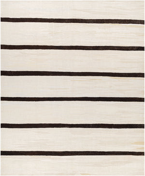 Antique One of a Kind AOOAK-1041 10'2" x 12'5" Handmade Rug AOOAK1041-10212  Pearl, Off-White, Black Surya