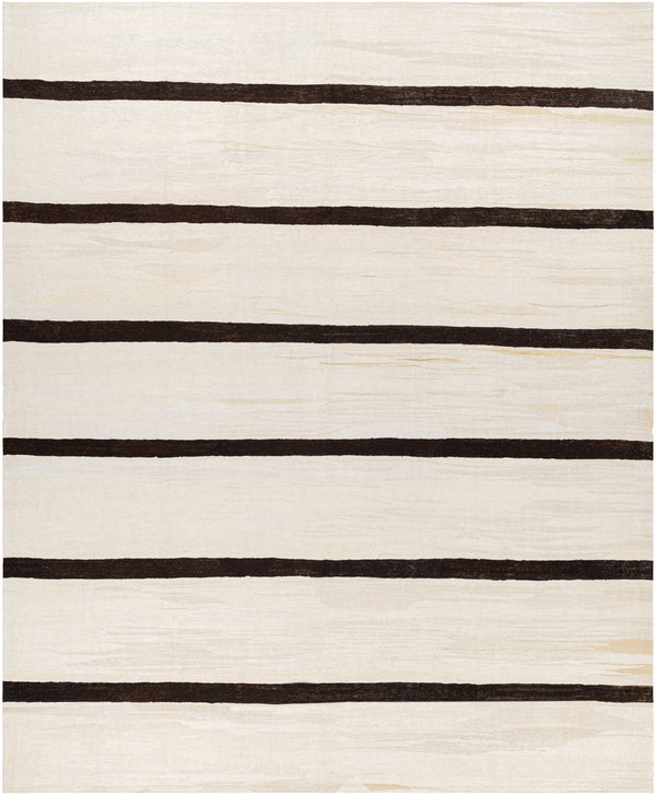 Antique One of a Kind AOOAK-1041 10'2" x 12'5" Handmade Rug AOOAK1041-10212  Pearl, Off-White, Black Surya