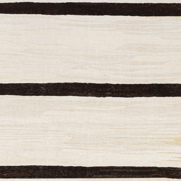 Antique One of a Kind AOOAK-1041 10'2" x 12'5" Handmade Rug AOOAK1041-10212  Pearl, Off-White, Black Surya