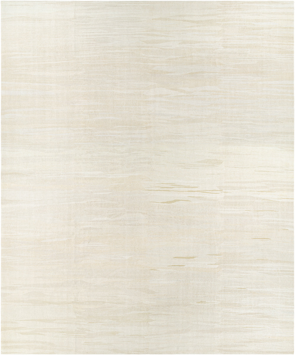 Antique One of a Kind AOOAK-1042 12'5" x 15'4" Handmade Rug AOOAK1042-12515  Pearl, Off-White, Light Grey, Beige Surya