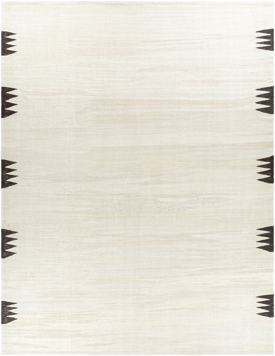 Antique One of a Kind AOOAK-1043 9'5" x 12'5" Handmade Rug AOOAK1043-12595  Off-White, Pearl Surya