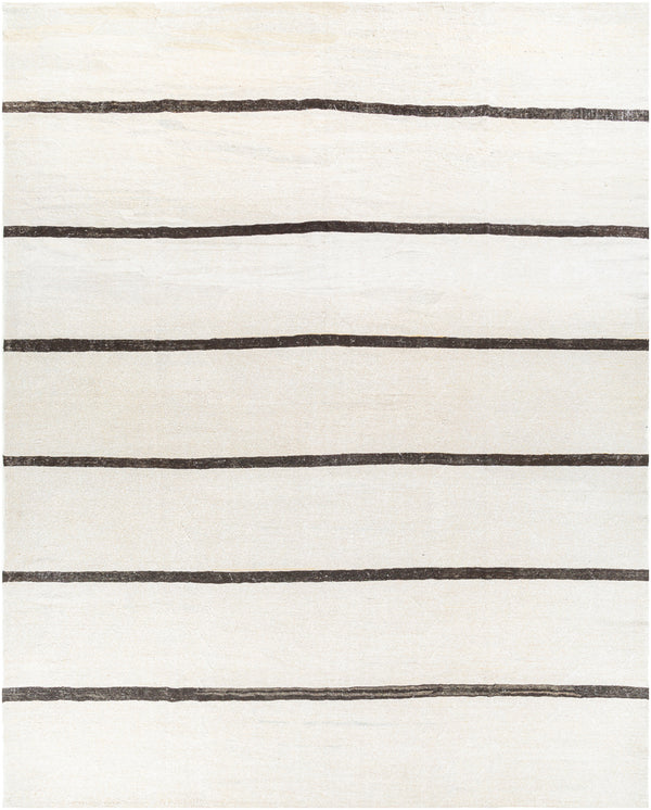 Antique One of a Kind AOOAK-1045 9'3" x 11'10" Handmade Rug AOOAK1045-93111  Off-White, Light Silver Surya