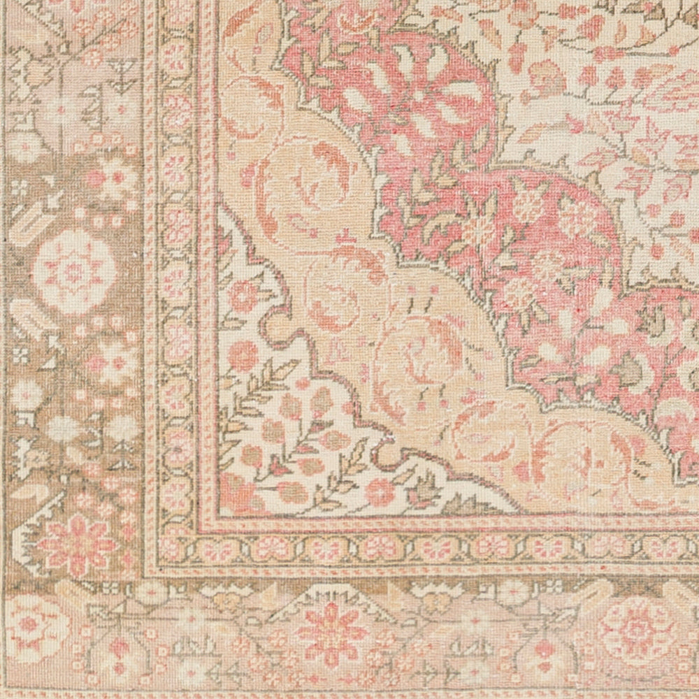 Antique One of a Kind AOOAK-1059 5'9" x 9'2" Handmade Rug AOOAK1059-5992  Warm Grey, Khaki, Desert Tan, Camel, Pearl Surya