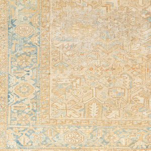 Antique One of a Kind AOOAK-1063 7' x 10'9" Handmade Rug AOOAK1063-7109  Natural, Pearl, Khaki Surya