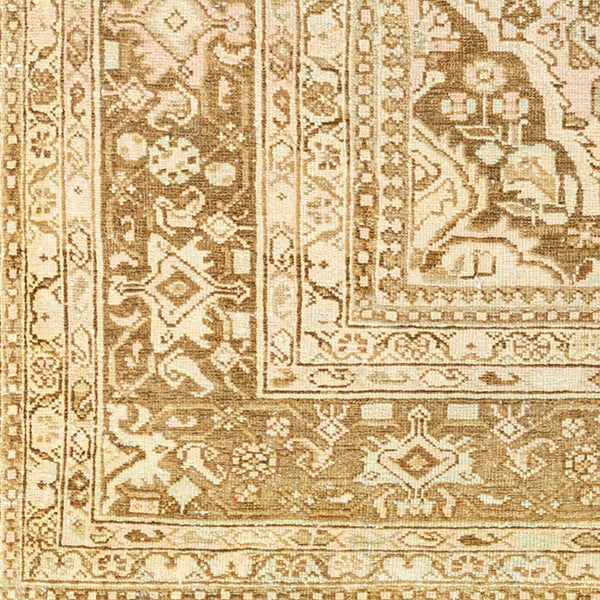 Antique One of a Kind AOOAK-1070 10'5" x 13' Handmade Rug AOOAK1070-10513  Natural, Khaki, Camel, Light Wood Surya