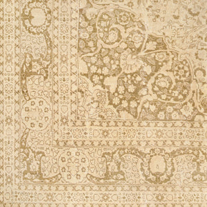 Antique One of a Kind AOOAK-1071 11' x 13'8" Handmade Rug AOOAK1071-11138  Natural, Khaki, Camel, Tan, Light Wood Surya