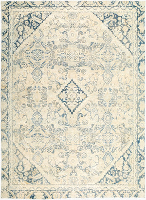 Surya Antique Hand Knotted Turkish Wool Rug with Low Pile and Traditional Motifs AOOAK1076-85114