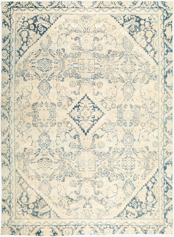 Surya Antique Hand Knotted Turkish Wool Rug with Low Pile and Traditional Motifs AOOAK1076-85114