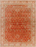 Antique One of a Kind AOOAK-1083 7'5" x 9'10" Handmade Rug AOOAK1083-75910  Clay, Light Wood, Garnet, Brick, Khaki Surya