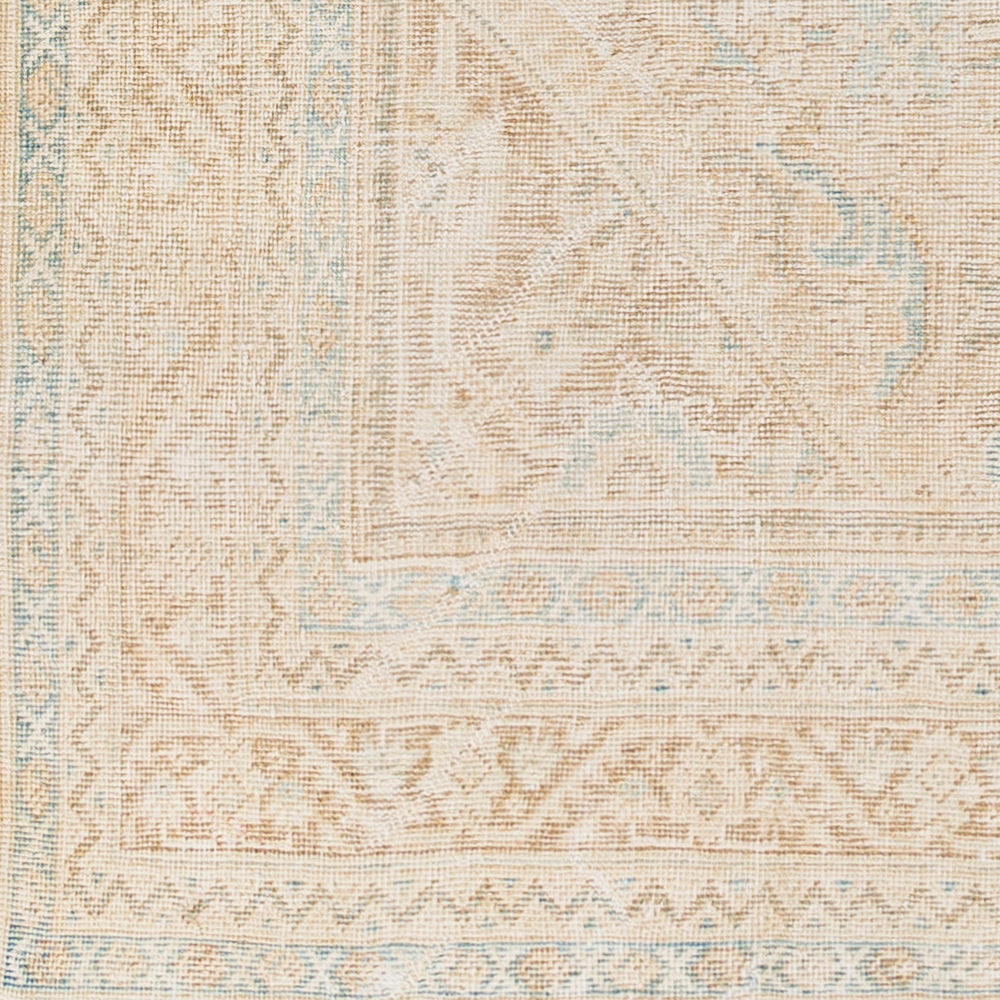 Antique One of a Kind AOOAK-1089 7'4" x 10'6" Handmade Rug AOOAK1089-74106  Ash, Pearl, Light Silver Surya