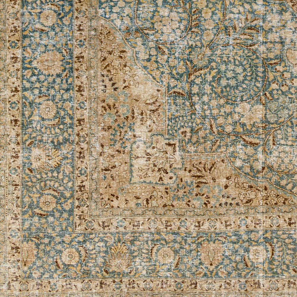 Antique One of a Kind AOOAK-1101 10'6" x 13'4" Handmade Rug AOOAK1101-10613  Khaki, Sage, Grey, Dark Grey Surya