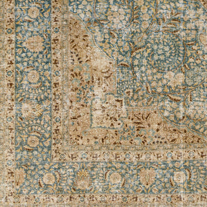 Antique One of a Kind AOOAK-1101 10'6" x 13'4" Handmade Rug AOOAK1101-10613  Khaki, Sage, Grey, Dark Grey Surya