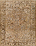 Antique One of a Kind AOOAK-1104 9' x 11'8" Handmade Rug AOOAK1104-81211  Grey, Brick, Khaki, Light Wood Surya