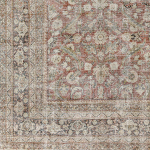 Antique One of a Kind AOOAK-1110 10'6" x 12'4" Handmade Rug AOOAK1110-10612  Slate Grey Taupe, Sage, Grey, Pewter Surya