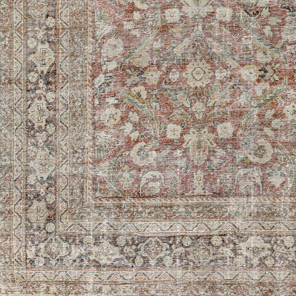 Antique One of a Kind AOOAK-1110 10'6" x 12'4" Handmade Rug AOOAK1110-10612  Slate Grey Taupe, Sage, Grey, Pewter Surya