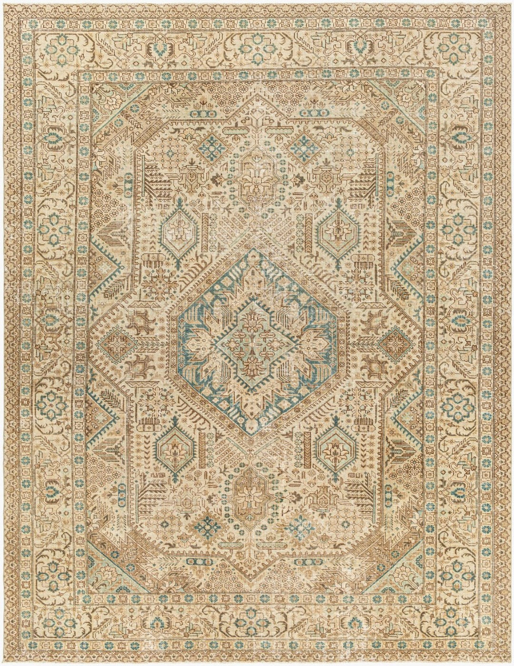 Surya Antique Hand Knotted Heirloom Area Rug with Aged Patina for Large Living Spaces AOOAK1137-86101