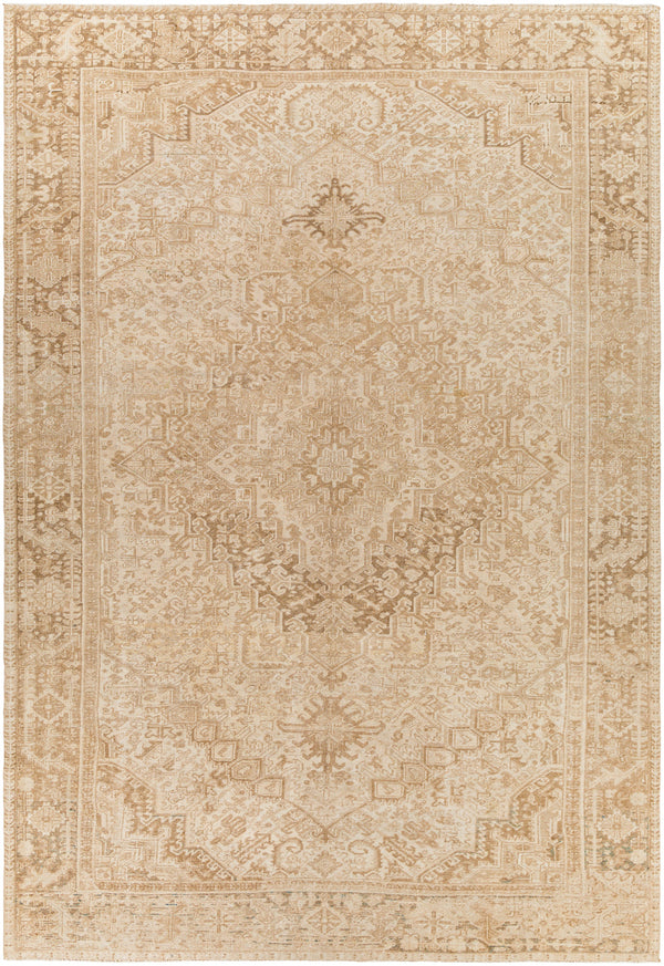 Antique One of a Kind AOOAK-1143 7'10" x 11' Handmade Rug AOOAK1143-71010  Khaki, Natural, Camel Surya