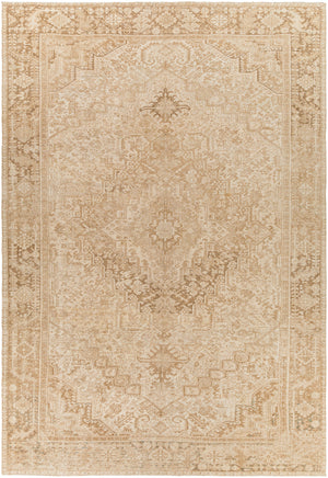 Antique One of a Kind AOOAK-1143 7'10" x 11' Handmade Rug AOOAK1143-71010  Khaki, Natural, Camel Surya