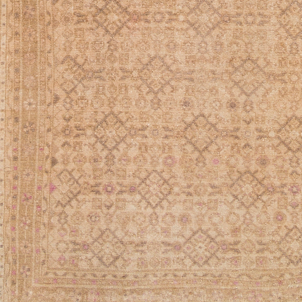 Antique One of a Kind AOOAK-1144 3'11" x 14'1" Handmade Rug AOOAK1144-31114  Camel, Light Wood, Khaki, Tan Surya