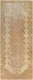 Antique One of a Kind AOOAK-1147 6'7" x 15'7" Handmade Rug AOOAK1147-67157  Khaki, Clay, Brass Surya
