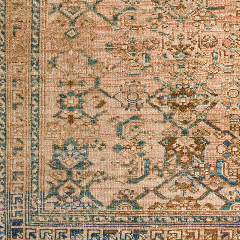 Antique One of a Kind AOOAK-1148 3'5" x 16'5" Handmade Rug AOOAK1148-35165  Camel, Light Wood, Grey, Natural, Clay Surya