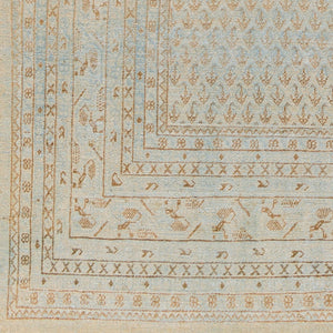 Antique One of a Kind AOOAK-1152 6'10" x 10'5" Handmade Rug AOOAK1152-61010  Slate Grey Taupe, Sage, Ash, Pewter Surya