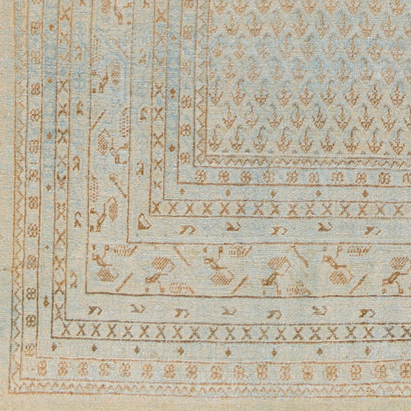 Antique One of a Kind AOOAK-1152 6'10" x 10'5" Handmade Rug AOOAK1152-61010  Slate Grey Taupe, Sage, Ash, Pewter Surya