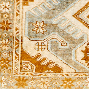 Antique One of a Kind AOOAK-1157 3'1" x 9'11" Handmade Rug AOOAK1157-31911  Natural, Camel, Khaki, Copper, Light Wood, Sage, Nickel, Neutral Surya