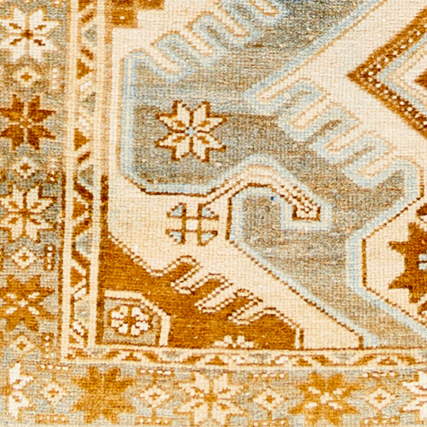 Antique One of a Kind AOOAK-1157 3'1" x 9'11" Handmade Rug AOOAK1157-31911  Natural, Camel, Khaki, Copper, Light Wood, Sage, Nickel, Neutral Surya