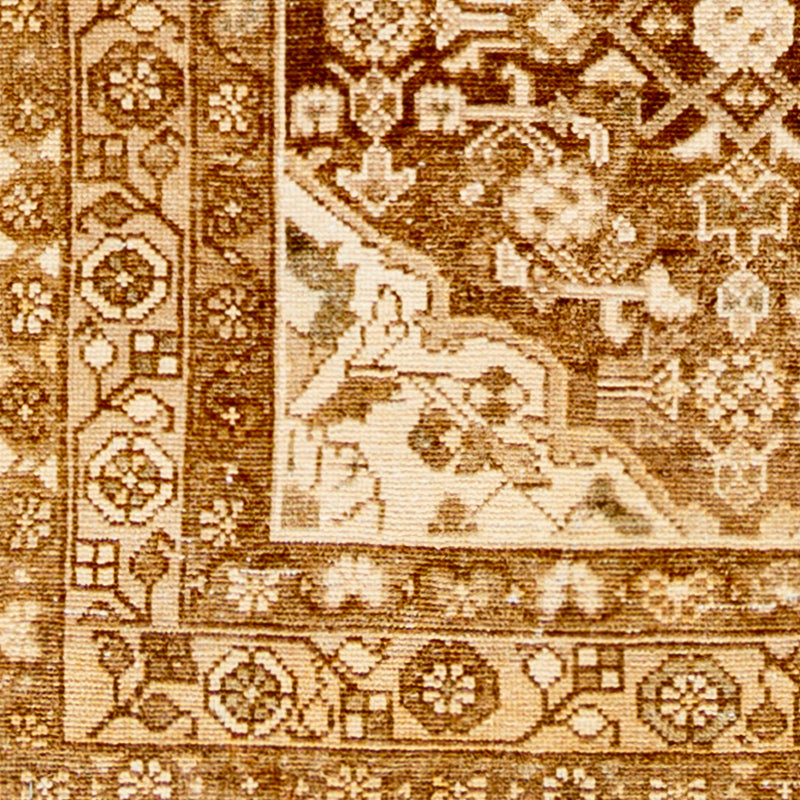 Antique One of a Kind AOOAK-1158 3'8" x 12'11" Handmade Rug AOOAK1158-38121  Camel, Copper, Clay, Light Wood, Tan, Sepia, Desert Tan Surya