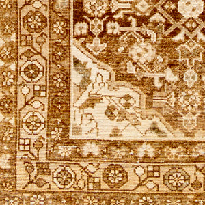 Antique One of a Kind AOOAK-1158 3'8" x 12'11" Handmade Rug AOOAK1158-38121  Camel, Copper, Clay, Light Wood, Tan, Sepia, Desert Tan Surya