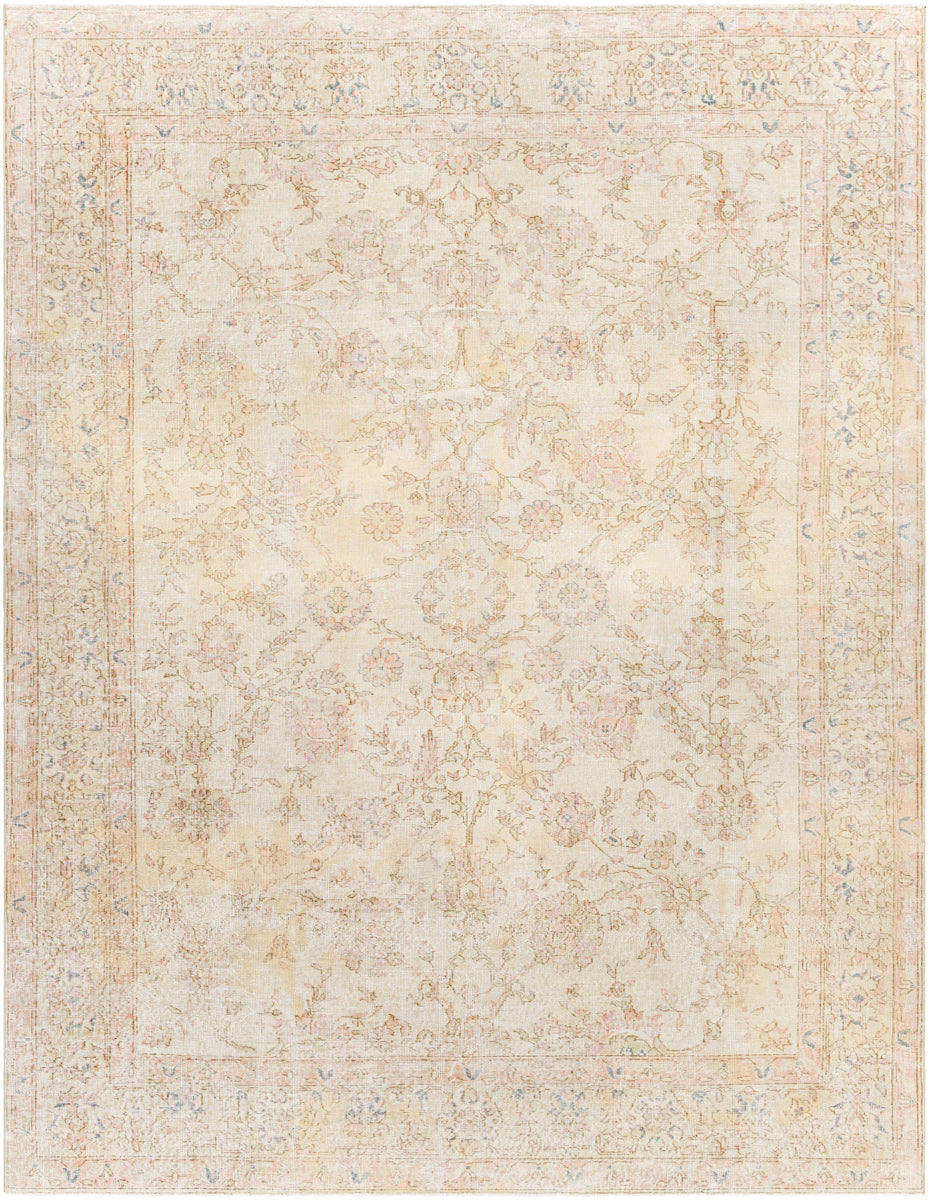 Antique One of a Kind AOOAK-1161 8'3" x 10'9" Handmade Rug AOOAK1161-83109  Pearl, Natural, Light Grey Surya