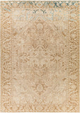 Antique One of a Kind AOOAK-1189 8'4" x 11'7" Handmade Rug AOOAK1189-84117  Natural, Khaki, Camel, Pearl Surya