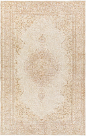 Antique One of a Kind AOOAK-1200 6'9" x 10'5" Handmade Rug AOOAK1200-69105  Natural, Pearl, Light Grey, Khaki Surya