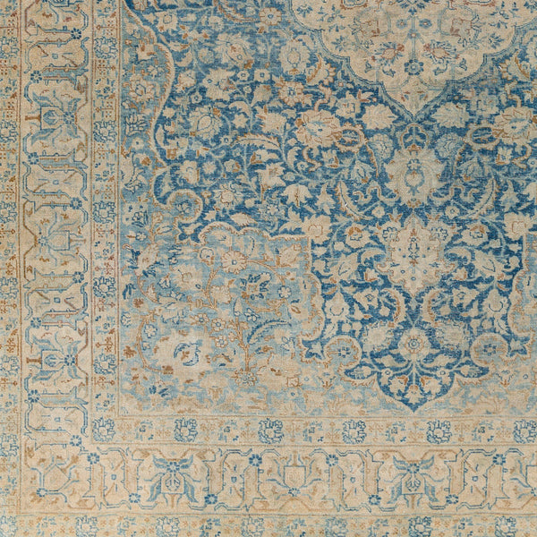 Antique One of a Kind AOOAK-1203 7'4" x 10'3" Handmade Rug AOOAK1203-74103  Grey, Slate Grey Taupe, Metallic - Silver Surya