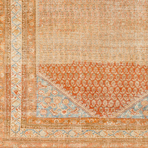 Antique One of a Kind AOOAK-1208 6'6" x 16'3" Handmade Rug AOOAK1208-66163  Camel, Tan, Clay, Natural Surya