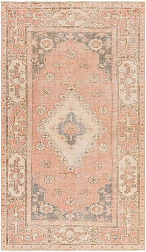 Antique One of a Kind AOOAK-1214 4' x 6'7" Handmade Rug AOOAK1214-31267  Natural, Khaki, Pearl, Camel, Light Wood Surya