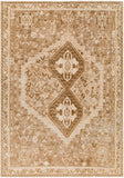 Antique One of a Kind AOOAK-1218 4'4" x 6'4" Handmade Rug AOOAK1218-4464  Camel, Khaki, Natural, Clay, Brick Surya