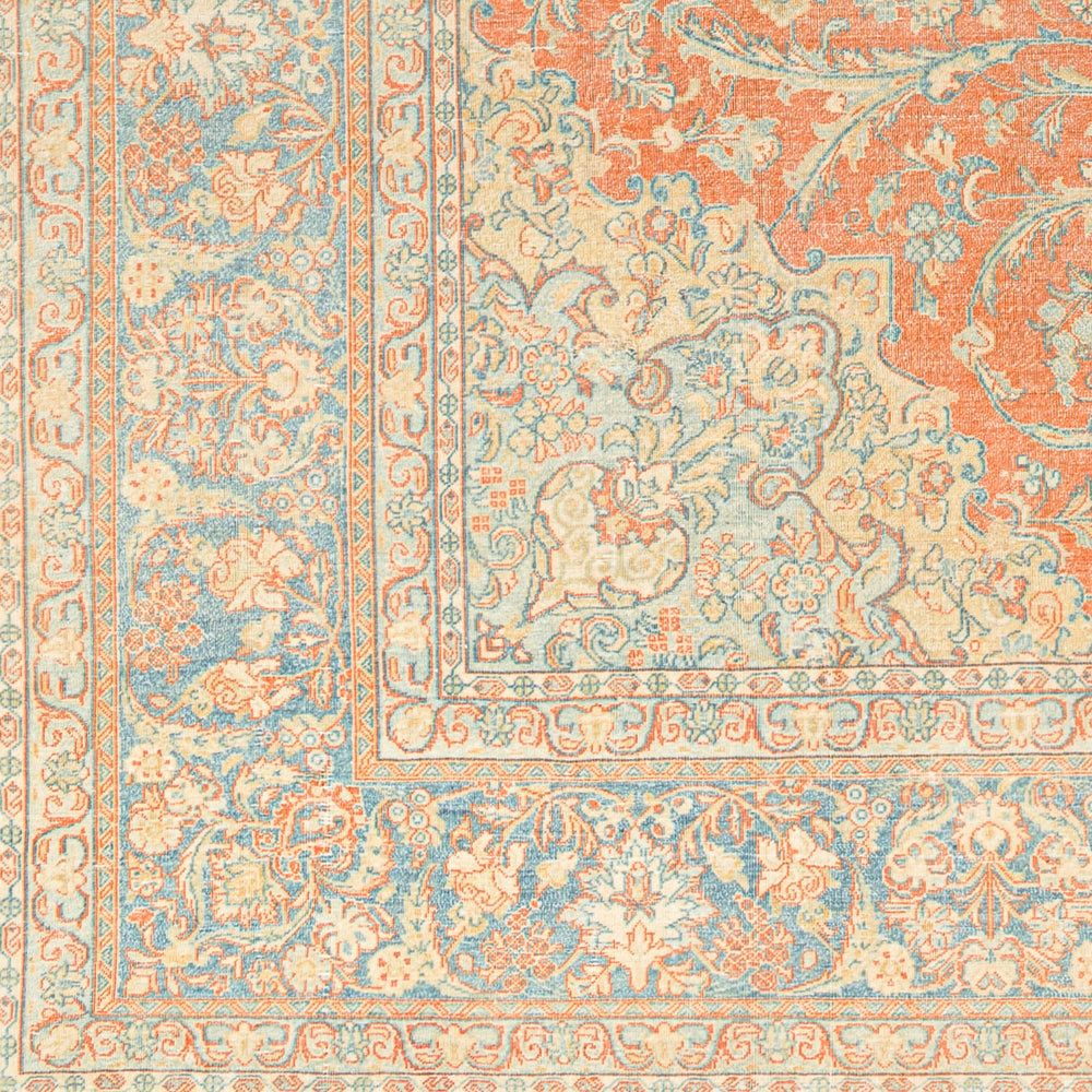 Antique One of a Kind AOOAK-1224 9'4" x 13' Handmade Rug AOOAK1224-9413  Natural, Ash, Khaki, Light Wood, Wheat, Camel Surya