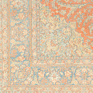 Antique One of a Kind AOOAK-1224 9'4" x 13' Handmade Rug AOOAK1224-9413  Natural, Ash, Khaki, Light Wood, Wheat, Camel Surya