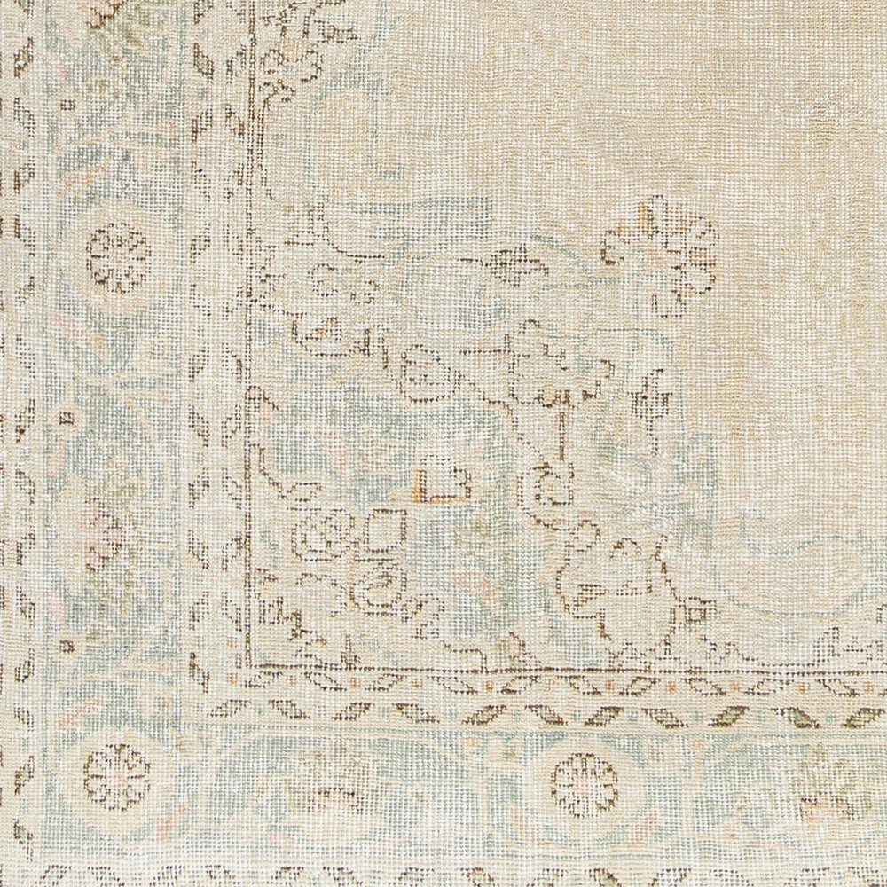 Antique One of a Kind AOOAK-1231 6'8" x 9'7" Handmade Rug AOOAK1231-6897  Ash, Light Grey, Pearl Surya