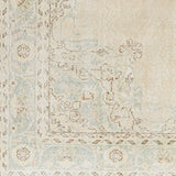 Antique One of a Kind AOOAK-1231 6'8" x 9'7" Handmade Rug AOOAK1231-6897  Ash, Light Grey, Pearl Surya