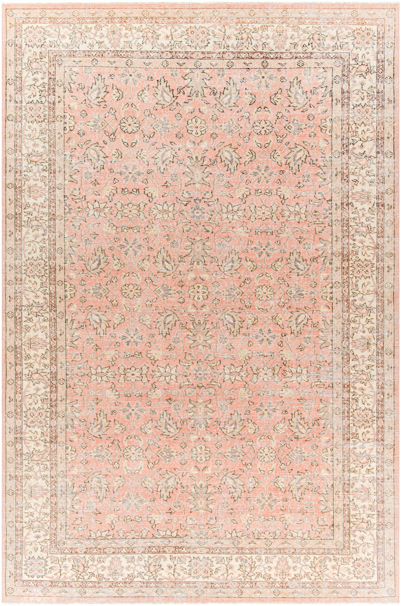 Antique One of a Kind AOOAK-1234 6'5" x 9'6" Handmade Rug AOOAK1234-6596  Warm Grey, Pearl, Khaki, Tan Surya