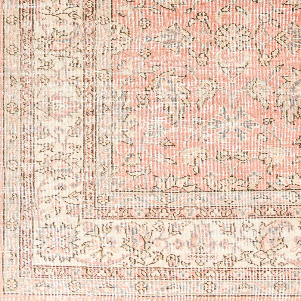 Antique One of a Kind AOOAK-1234 6'5" x 9'6" Handmade Rug AOOAK1234-6596  Warm Grey, Pearl, Khaki, Tan Surya