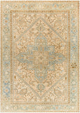 Antique One of a Kind AOOAK-1236 6'9" x 9'5" Handmade Rug AOOAK1236-6995  Natural, Khaki, Camel, Desert Tan, Tan Surya